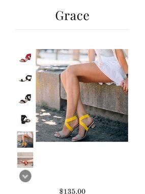 Charleston Grace Yellow & Tan Sandals 7